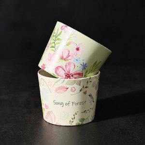 LG 에어홀더 포레스트2종 10/13온스 500개 카페 커피 종이 컵 홀더