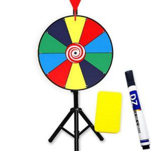 휴대용 뽑기 탁상용 삼각대 높이 조절 돌림판 룰렛 추첨기