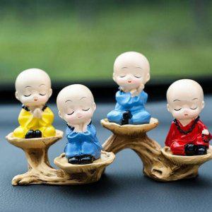 동자승 수공예 인형 레진 소품 장식