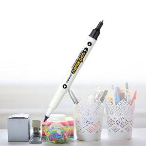 매직펜 얇은 네임펜 T 트윈타입 12자루 1다스 블랙