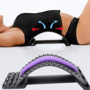 지압 허리 목 스트레칭 척추 교정기 보드 자세