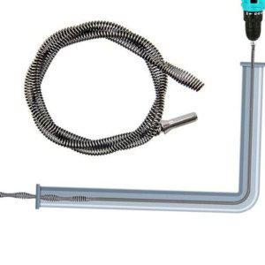 막힌 뚫는 하수구 스프링 청소 제거 막힘 배관 변기