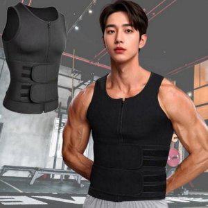 남녀공용 남성 지지 허리 복부 보호대 복대 밴드 조끼