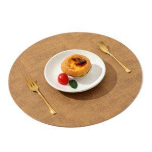 원형 주방 식탁 매트 테이블 북유럽 다이닝 방수