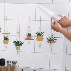 필름 기름때 주방 방수 벽면 시트지 보호 방염