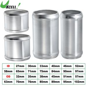 UXCELL 27mm-97mm ID 32mm-102mm OD 자동차 어댑터 조이너 파이프 범용 76mm 길이 커넥터 튜브 어댑터 알루미늄 합금