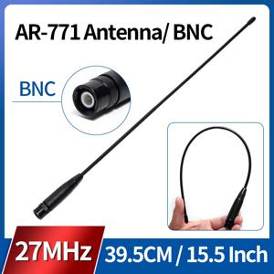 ABBREE AR-771 Uniden Cobra RadioShack Midland Anytone 핸드헬드/Portabl CB 라디오용 27Mhz 39.5CM BNC 휩 안테나