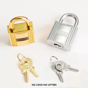 피코틴 락 켈리 버킨 백 참 키체인 펜던트 백 DIY 장식 액세서리용 H 락 패드락 올 스틸