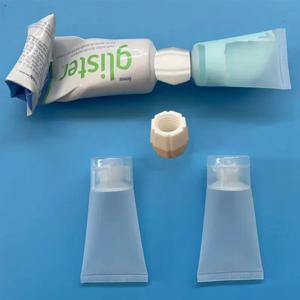 3개 여행용 병+ 어댑터, 여행용 누출 방지 세면도구 세트, 휴대용 15/30/50ml 리필용 병 휴대용 빈 병