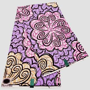 선택된 아프리카산 면 왁스 프린트 원단, 오리지널 네덜란드 왁스 홀란다이즈, 6야드 의류용 왁스