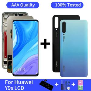 프레임 포함 터치 스크린 디지타이저, 화웨이 P 스마트 프로 2019 LCD 디스플레이, 화웨이 Y9s STK-L21 L22 LX3, 6.59 인치 Y9S 디스플레이