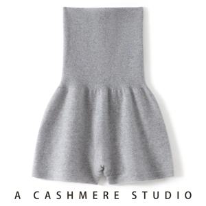 클래스 A 여성용 하이웨이스트 캐시미어 쉐이프웨어 팬츠 니트 반바지 순수 럭셔리 편안한 착용감 여성 겨울 따뜻한 이너웨어