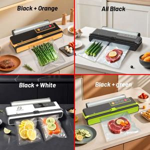 진공 포장기 - 건조 및 습한 식품을 위한 자동 식품 보존, 32cm 봉투에 적합, 원클릭 작동