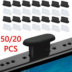 보호대 실리콘 방진 플러그 커버 캡, USB 충전 포트, C타입 먼지 플러그, 팩당 20 개, 50 개