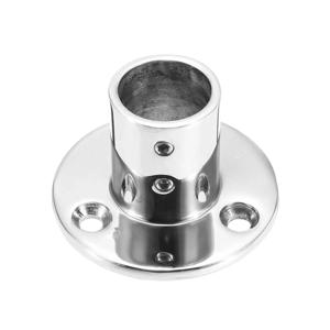 90 °   22/25/30/32mm 원형 파이프 베이스 316 스테인레스 스틸 보트 마운트 파이프 스탠션 핸드레일 피팅 스탠션 해양 액세서리