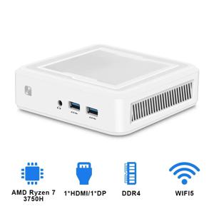 미니 PC AMD Ryzen 7 3750H 2700U R5 3550H Windows 10 Lighte 게이머 컴퓨터 DDR4 NVMe 베어본 PC 4K NUC HTPC WiFi5 BT4.2