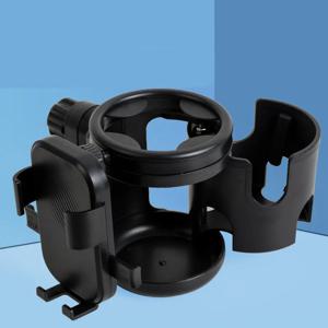 유모차 3 in 1 컵 홀더 다기능 미끄럼 방지 360도 °   회전식 커피 홀더 및 유모차 액세서리용 휴대폰 홀더