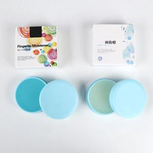 2개입 손가락 보습제 계산용 왁스, 은행 계산원용, 젖은 손을 위한 왁스, 고체형, 오래 지속되는 젤리처럼 부드러운 질감