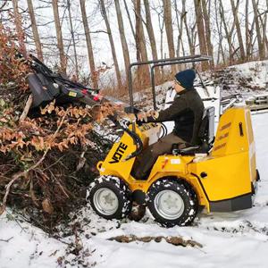 고성능 4x4 스키드 스티어 로더 (CE, EPA 인증) 농장 건설 작업용