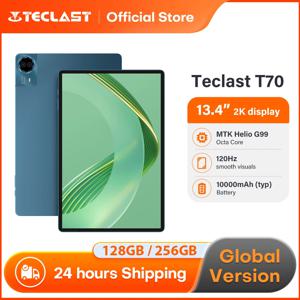 테클라스트 T70 태블릿 14인치 2K 디스플레이 MTK Helio G99 Max 20GB 램 256GB 저장용량 10000mAh 배터리 18W LTE 듀얼심 안드로이드 15 태블릿