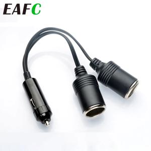 범용 듀얼 포트 자동차 시가 라이터 분배기 여성 소켓 플러그 전원 어댑터 전자 자동차 액세서리