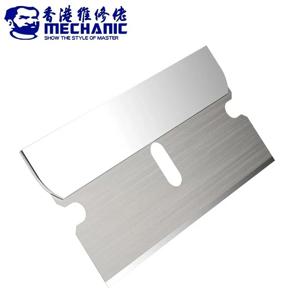 MECHANIC FR1 탄소강 블레이드 휴대 전화 LCD 스크린 프레임 용 고 인성 OCA 접착제 편광판 필름 리무버 청소 도구
