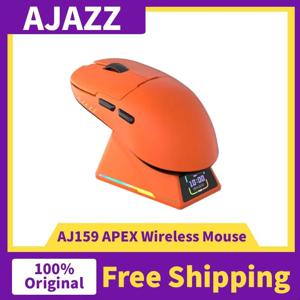AJAZZ AJ159 APEX AJ159PRO 무선 게이밍 마우스 PAW3950/33950 26/30KDPI RGB 마그네틱 충전 베이스 AJ159 AJ159P 유선 마우스