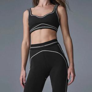 2026 여성 스포츠 탱크탑 & 팬츠 줄넘기 요가 필라테스 패션 컴포트 세트 투피스 세트