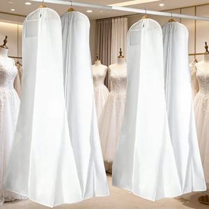 핫세일 고품질 롱 웨딩드레스 가방 커버 지퍼 가운 더스트 브라이덜 의류 보관 가방 웨딩 더스트 커버 2026
