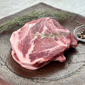 바라던 쫄깃 고소한 다채로운  스테이크용 구이용  엘본목살  600g 1팩