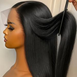 220 밀도 13x6 HD 레이스 프론트 인모 가발, 프리 플러킹된 브라질리언 본 스트레이트 13x4 프론탈 가발, 5x5 글루리스 가발, 착용 즉시 사용 가능