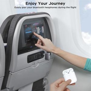 Excellent-BT-107 블루투스 5.4 차량용 오디오 리시버 송신기 오디오 블루투스 컨버터 (비행기용 미니 휴대용 3.5mm, Mi 포함)