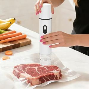 공기 진공 실러 펌프 자동 식품 밀봉 펌프 식품용 USB 충전식 실러 펌프 휴대용 건식/습식 식품 실러 펌프