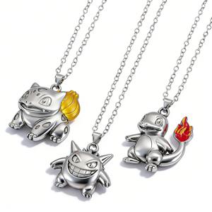 새로운 디지털 몬스터 불바사우르스, 차마더, 겐가르 합금 금속 펜던트 목걸이 주얼리