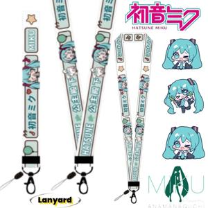 새로운 하츠네 미쿠 영화 및 TV 주변기기 2차원 랜야드 휴대폰 열쇠 분실 방지 손목 랜야드 선물 도매