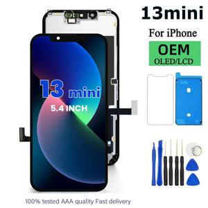 아이폰 13 미니용 OLED LCD 디스플레이 3D 터치 스크린 디지타이저 어셈블리 아이폰 13미니 스크린 교체 부품