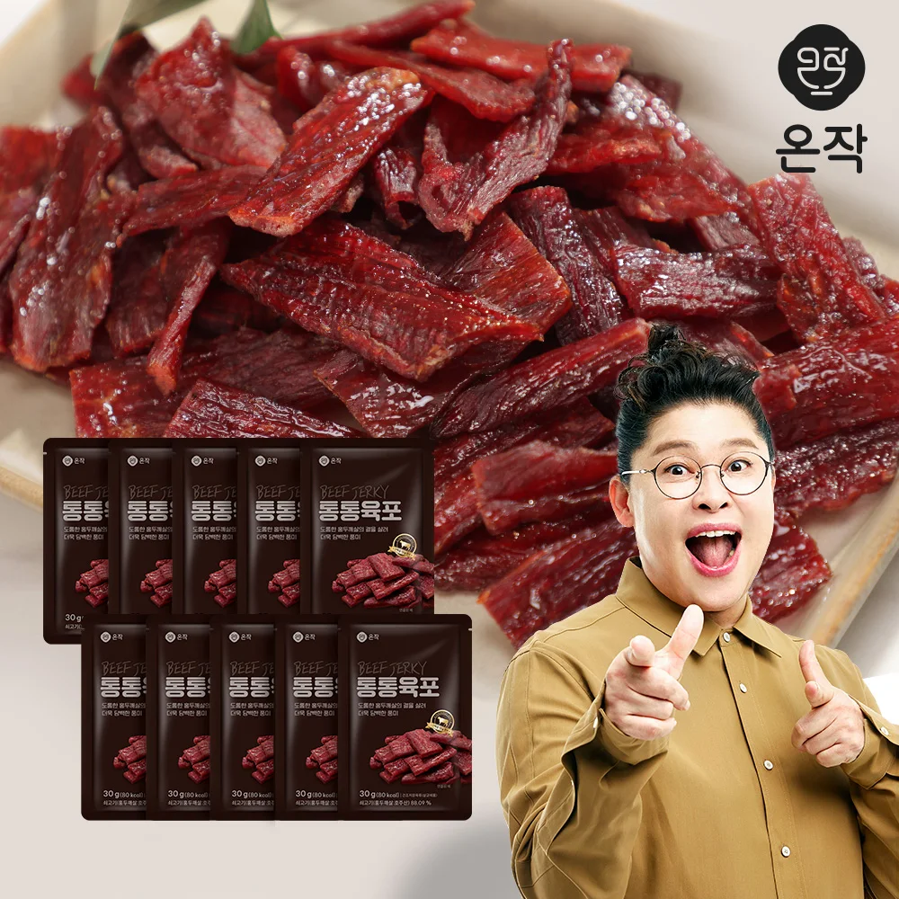 [온작] 이영자 소고기 통통육포 30g 10팩