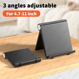 조절 가능한 접이식 태블릿 스탠드 홀더 아이패드 7.9에서 11인치까지 샤오미 삼성 태블릿 브래킷 모바일 폰 데스크탑 지지대