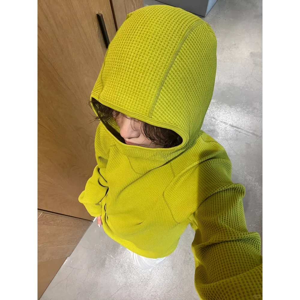 야외 활동용 경량 골드 대체 루즈핏 후드티 긴팔 베이스 셔츠 통기성 피부 친화적인 폴리에스터 섬유