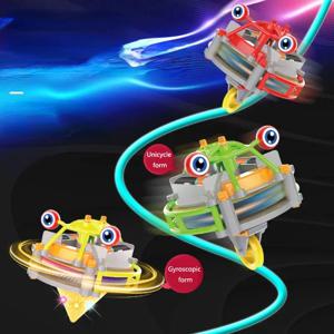 크리 에이 티브 마법의 텀블러 외발 자전거 로봇 전기 장난감 줄타기 워커 균형 자동차 소년 소녀를위한 재미있는 선물 조립