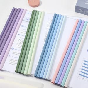 슬라이딩 바가 있는 투명 보고서 커버 10개, A4 및 Letter 크기 용지용 프로젝트 폴더, 이력서 폴더 프레젠테이션 바인더