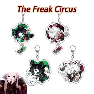프리크 서커스 광대 피에로 하레퀸 아크릴 코스프레 키체인 장식품 키링 키 체인 피규어 소품