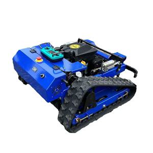 새로운 맞춤형 잔디깎이, 정원 잔디, 농장용, 완전 자동 원격 제어 트랙형 잔디깎이, 잔디 분쇄기