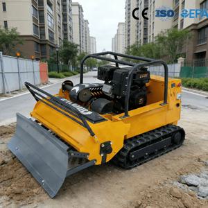 맞춤형 3-in-1 로봇 잔디깎이 (제로턴 전지형 원격 제어 플레일 모어, 제설날 및 토양 블레이드 포함)