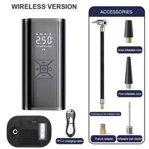 YIJU 무선 공기 펌프 150psi 휴대용 전기 타이어 팽창기 자동차 자전거 오토바이 미니 공기 압축기 타이어 공기 인젝터