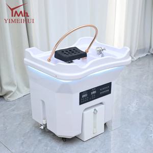 휴대용 아크릴 샴푸볼 스파 훈증 헤어 세척대 폭포수 헤드 순환 기능 포함