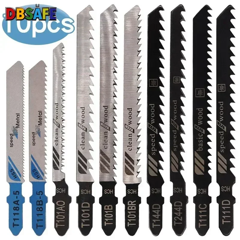 가장자리 붕괴 폭발을 방지하기 위해 가늘고 거친 치아가 있는 목공 금속 플라스틱 기계용 10PCS 전기 톱 블레이드