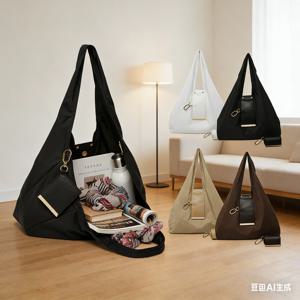 재사용 가능한 미니 키체인 토트백, 키링 포함, 확장형 쇼핑백, 접이식 슈퍼마켓 친환경 가방, 데일리 & 액세서리용