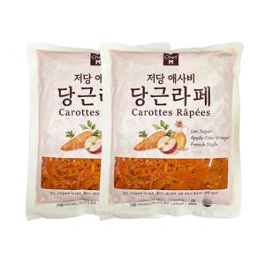 쉐프엠 저당 애사비 당근라페 500g 2개