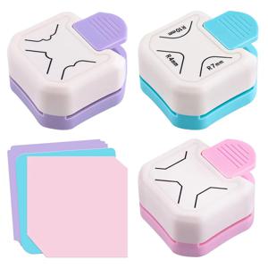 1개의 3-in-1 코너 커터, 종이 모서리 커터, 종이 공예, 스크랩북킹 및 사진 제작에 적합합니다.